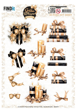 Golden Whisper Bows Die-Cuts